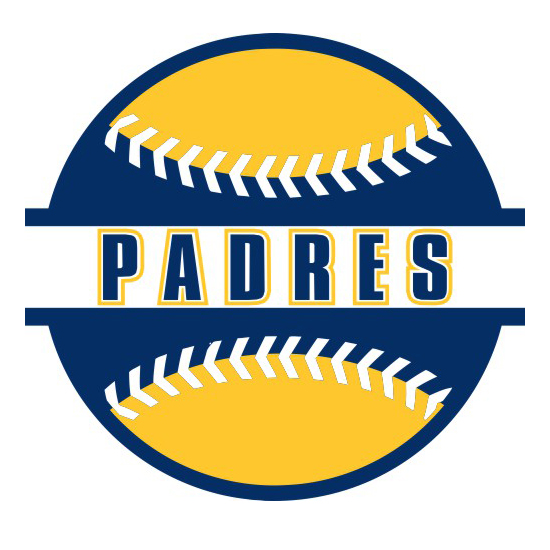 Baseball San Diego Padres Logo iron on paper